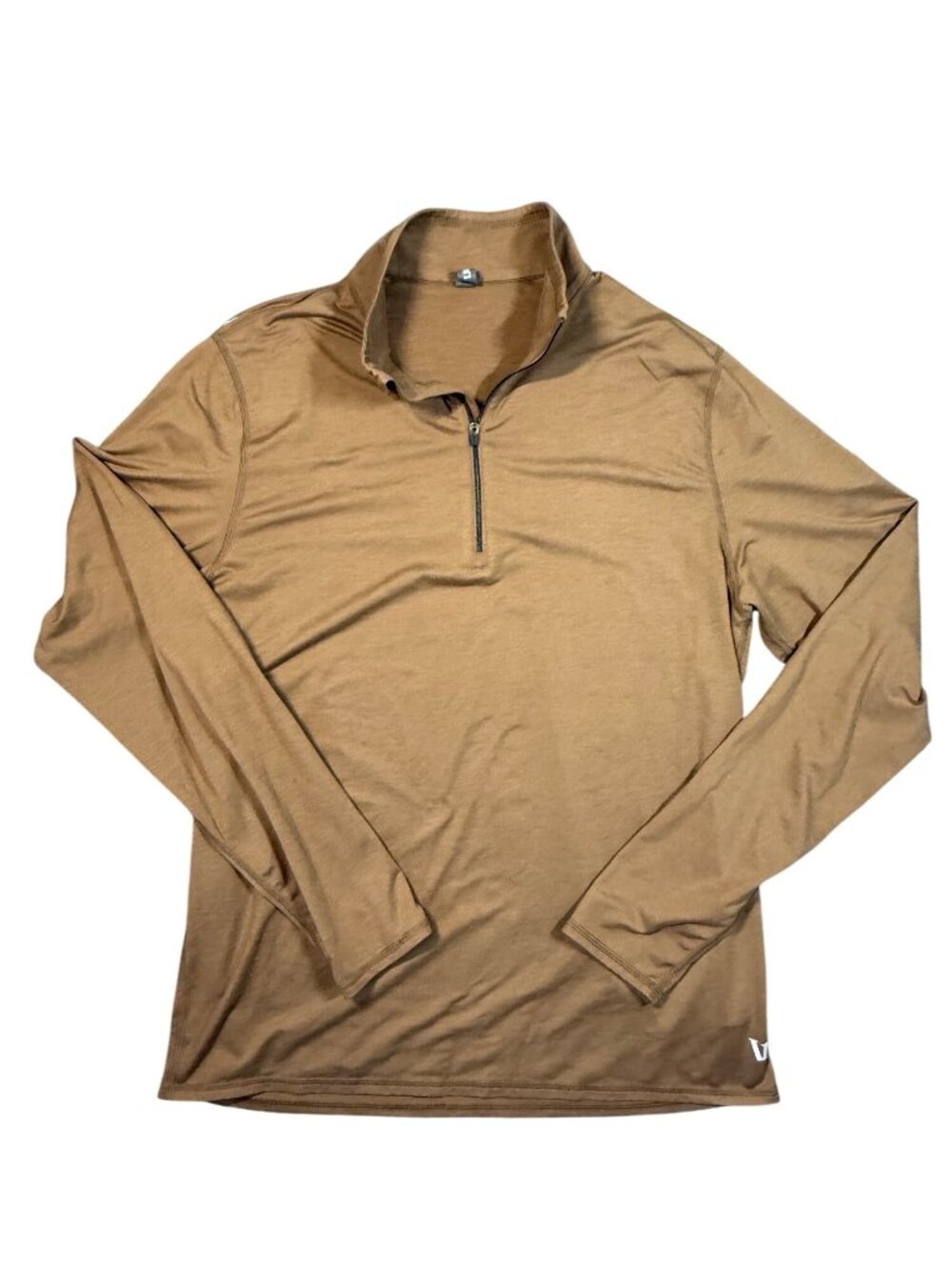 Vuori Ease Performance 1/2 Zip Pullover 2.0 V2001 Brown Size Large Soft Knit